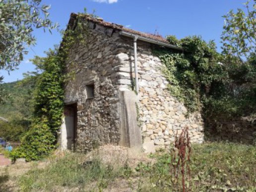 Indipendente, villetta con giardino, piccolo uliveto, rustico in pietra da ristrutturare, in vendita a Villanova d'Albenga. - 9